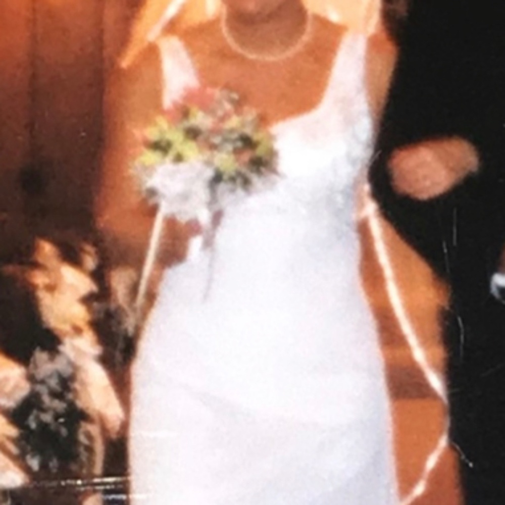 Simple and Elegant A-Line White Wedding Dress